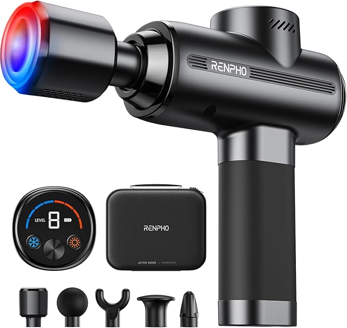 Massage Gun with Heat and Cold