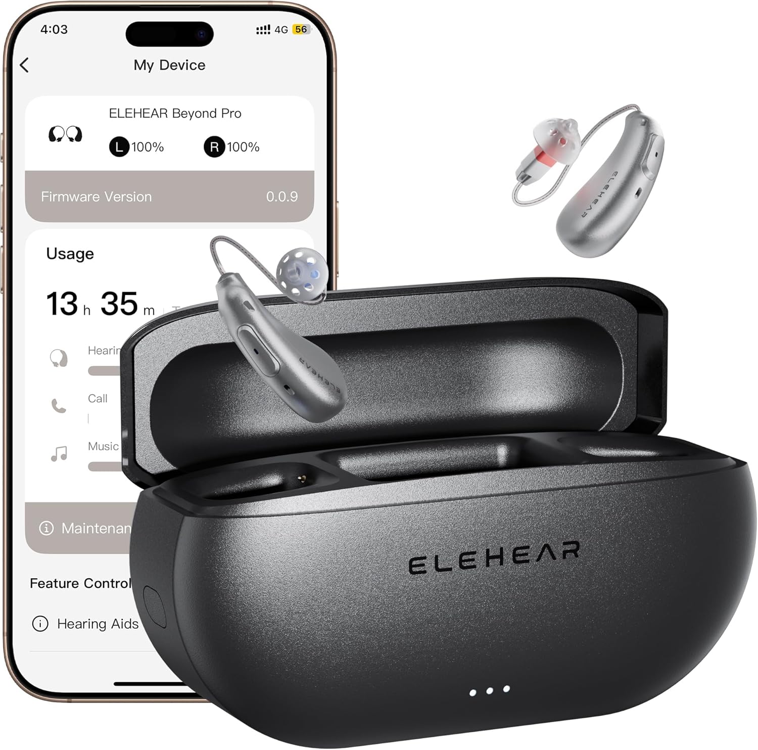 Pro Hearing Aids, Bluetooth OTC for Seniors & Adults