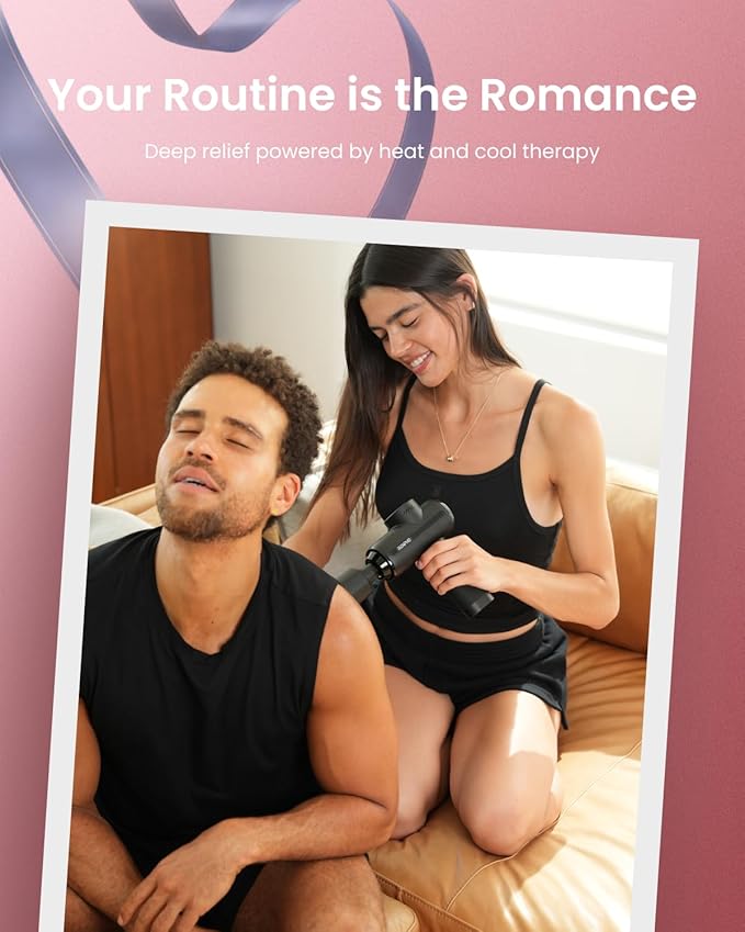 Massage Gun with Heat and Cold